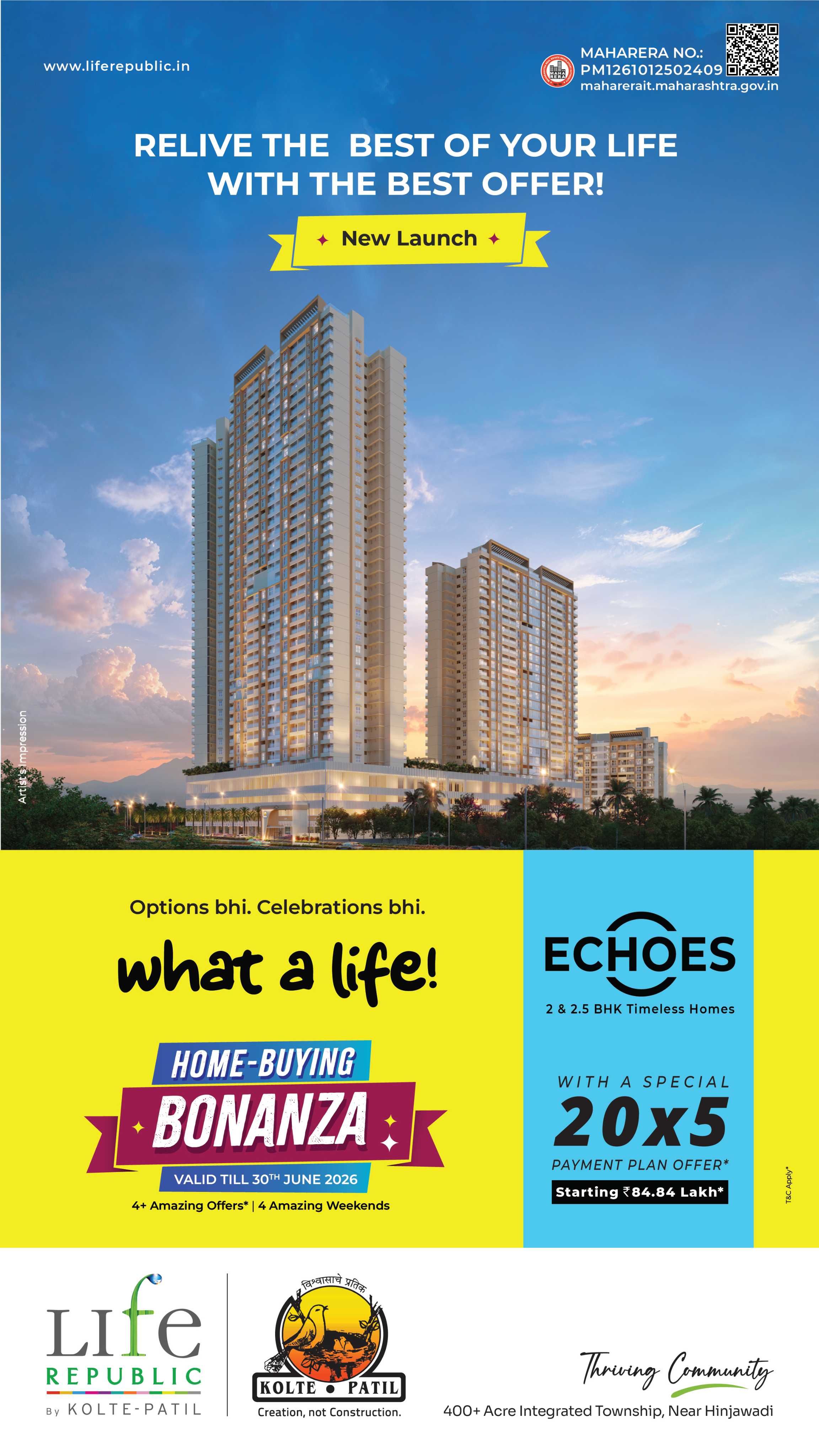 Echoes R31 booking offer