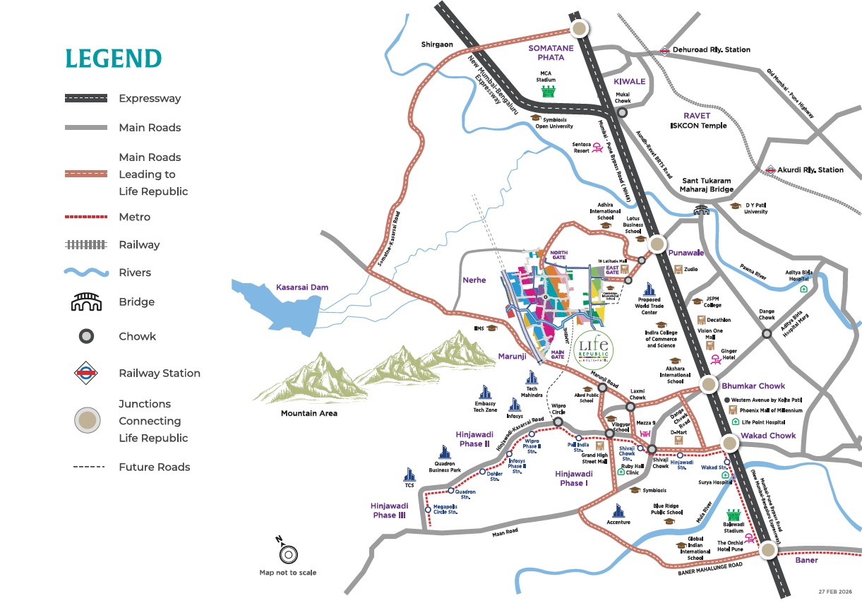 Life Republic Township Location Map
